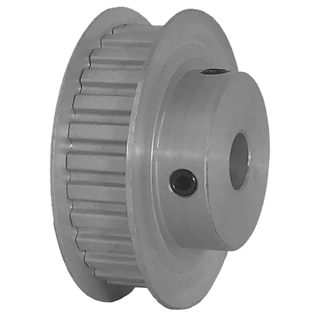 B&B Manufacturing 28XL037-6FA5, Timing Pulley, Aluminum, Clear Anodized, 28XL037-6FA5